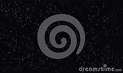 Abstract vector background. Night sky. Stars on a dark background. Cosmos. Vector Illustration